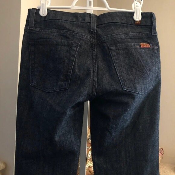 7FAMK sz 25 'A' Pocket Boot Cut Jeans - Picture 5 of 10